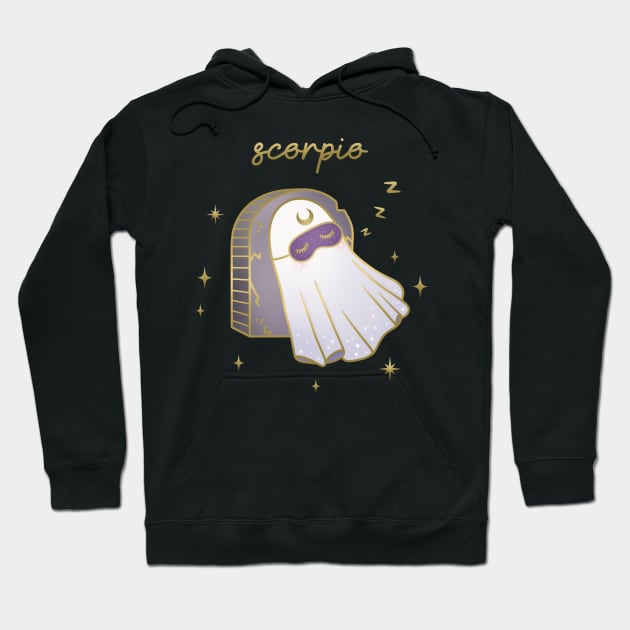 Scorpio Sleeping Ghost Hoodie by moonstruck crystals